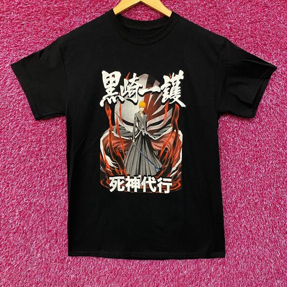 Bleach Ichigo Kurosaki Shinigami Daikou- Substitute Soul Reaper Anime T-Shirt Sm - Picture 1 of 4